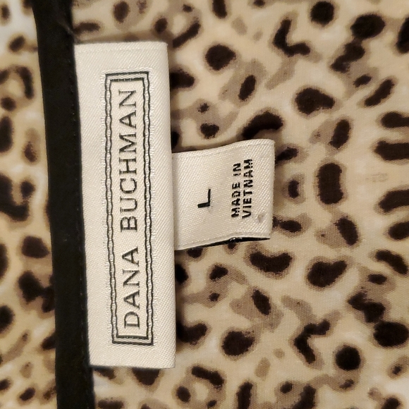 DANA BUCHMAN BLOUSE SHIRT L - Picture 6 of 6